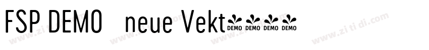 FSP DEMO   neue Vekt字体转换